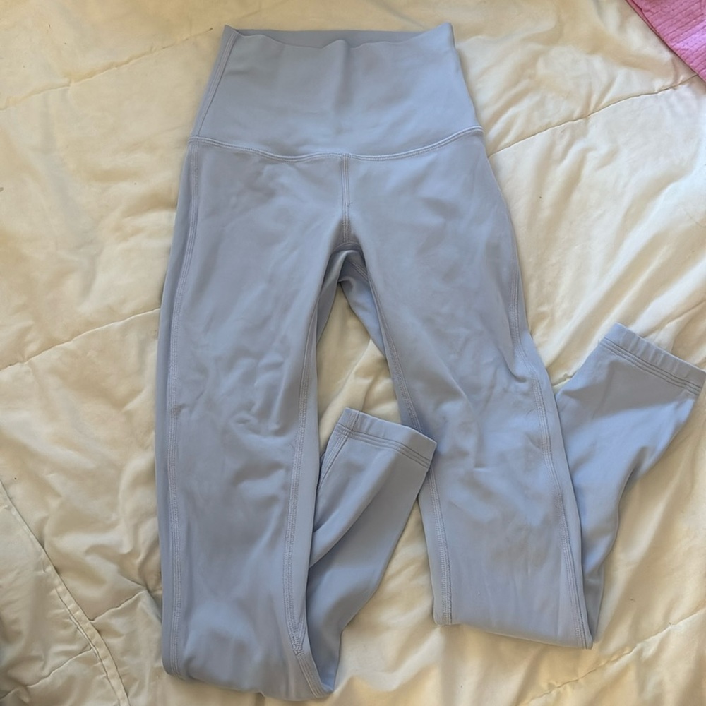 Light blue lululemon align leggings